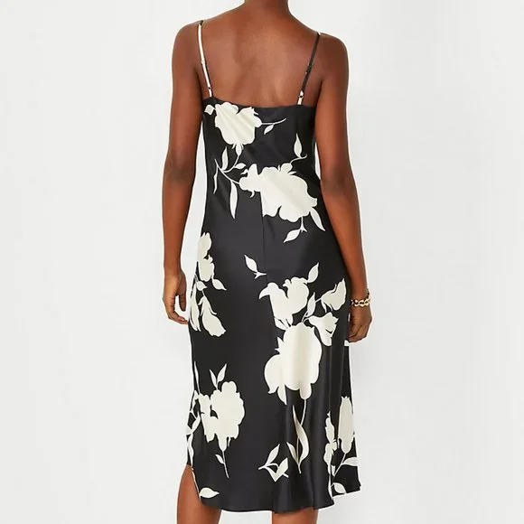NWT 2,4,8,10,12- Ann Taylor Floral Silk Slip Dress 100% Silk $248